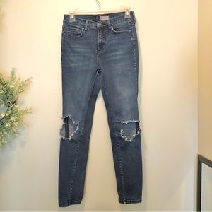 Free People straight leg jeans 27